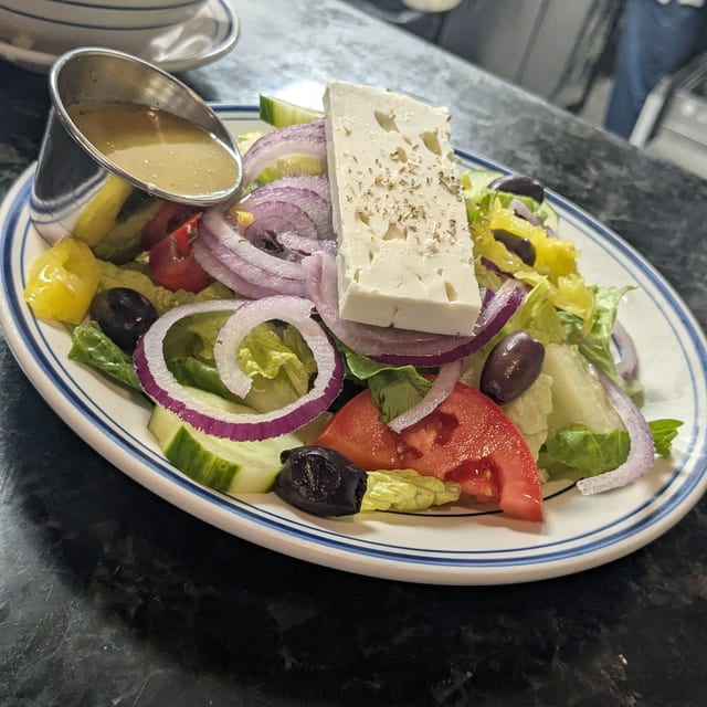 Greek Side Salad.