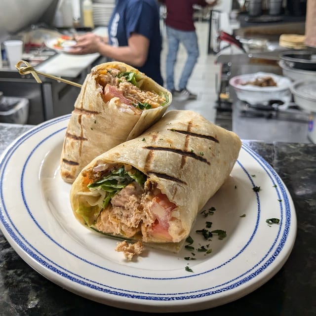 Salmon Wrap.