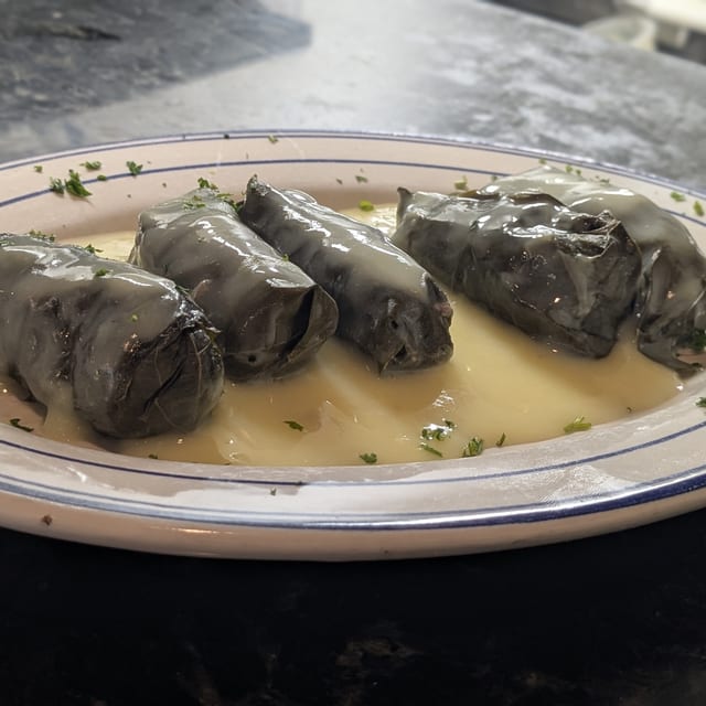 Dolmades.