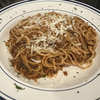 Greek Spaghetti W/ Meat Sauce