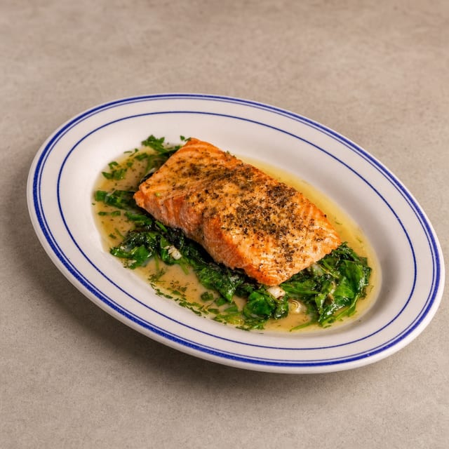 Salmon Mykonos.