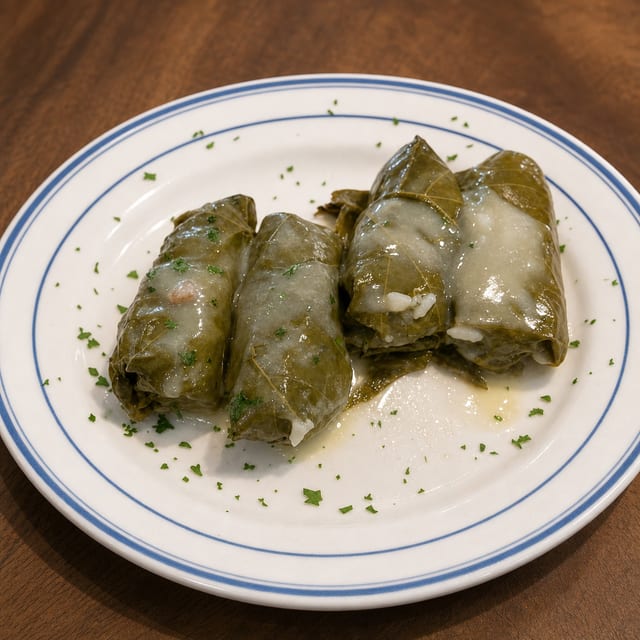 Dolmades.