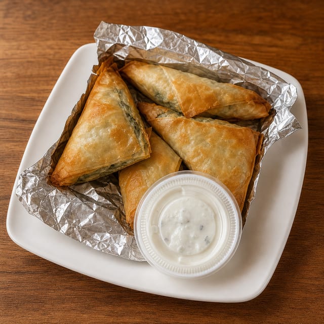 Spanakopita Appetizer.